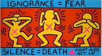 SilenceDeath-1989-Keith-Haring