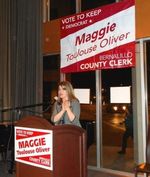 Maggie at podium2 011012