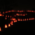 Luminarias on Dietz Farm Road off Rio Grande